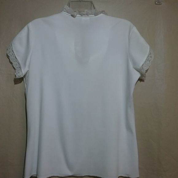 Jane Holly women's secretary polyester blouse size 16 Vintage - Picture 5 of 9